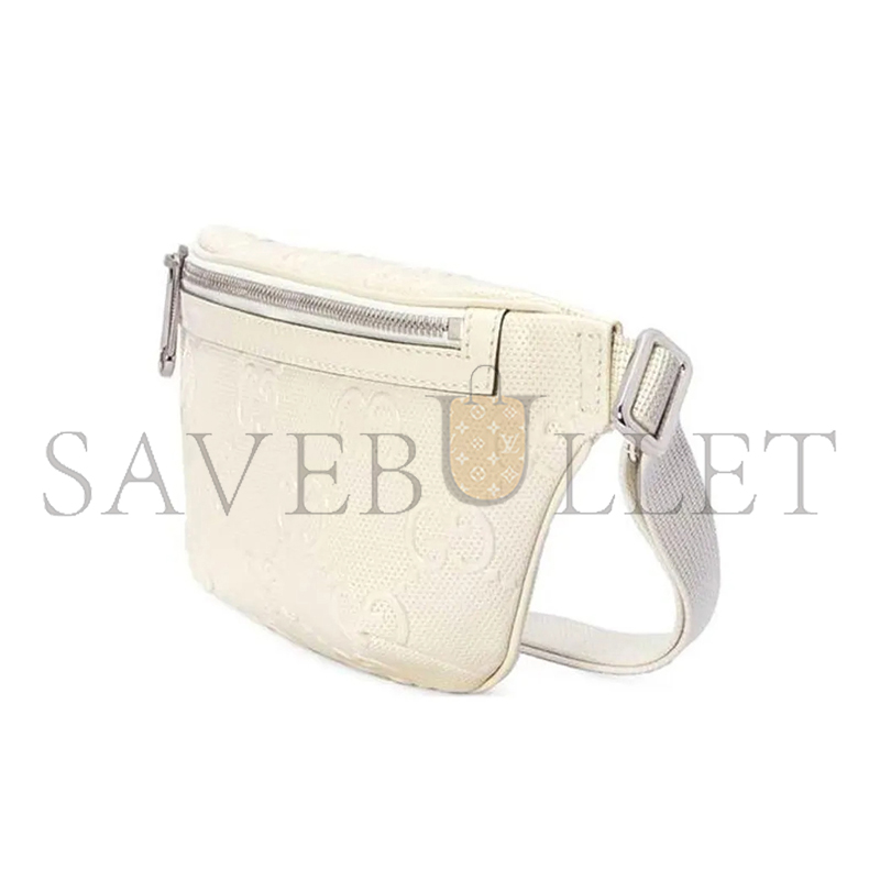 GUCCI GG EMBOSSED BELT BAG 658582 (23*13*5cm)